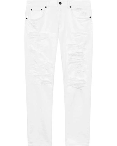 Dondup Moderne slim fit carrot jeans - Weiß