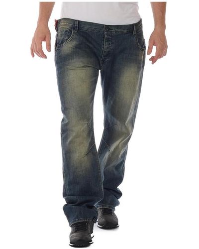 Armani Jeans Breite Jeans - Grau