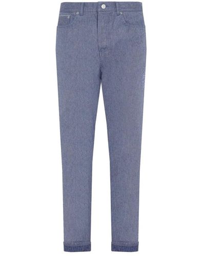 Dior Homme cotton slim fit jeans - Blu