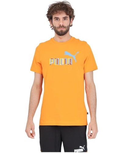 PUMA Tops > t-shirts - Orange