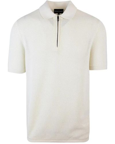 Emporio Armani Tops > polo shirts - Blanc