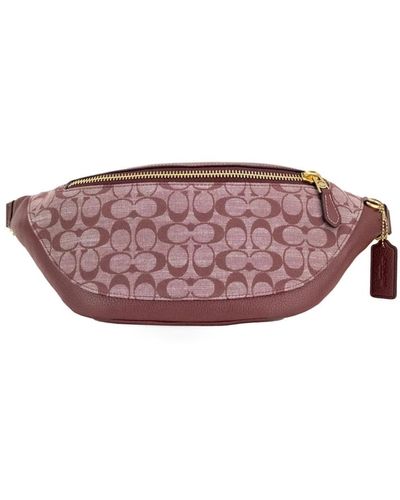 COACH Warren wine chambray gürteltasche - Lila