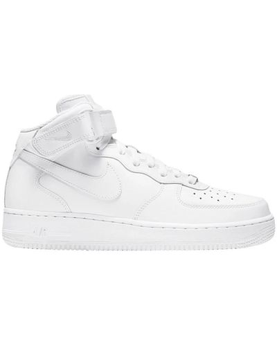 Nike E Air Force 1 Mid - Weiß