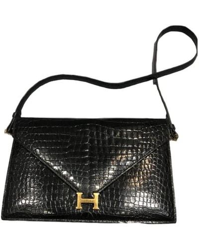 Hermès Borsa a tracolla usata - Nero