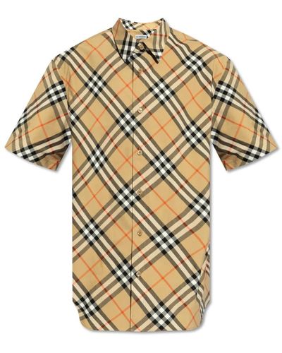 Burberry Shirts > short sleeve shirts - Métallisé