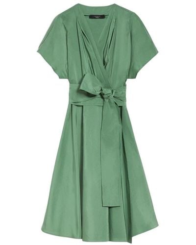 Max Mara Wrap Dresses - Green