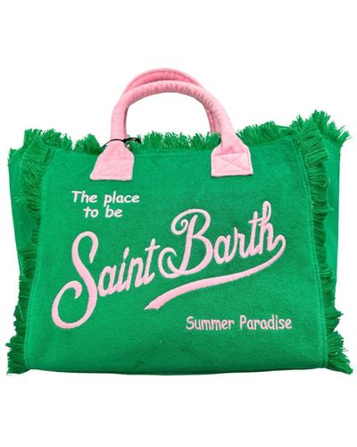 Saint Barth Tote Bags - Green