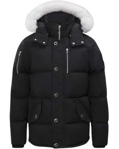 Moose Knuckles Giacca shearling - nero/naturale