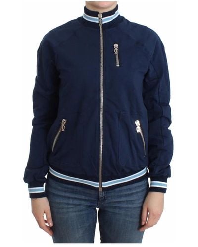 John Galliano Sweatshirts & hoodies > zip-throughs - Bleu
