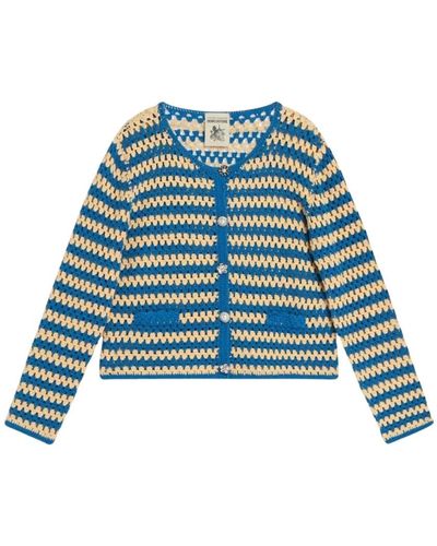 Semicouture Cardigans - Blue