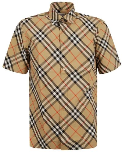 Burberry Casual hemden für männer - Natur
