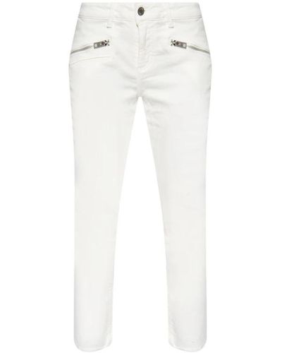 Zadig & Voltaire Jeans mit Logo - Weiß
