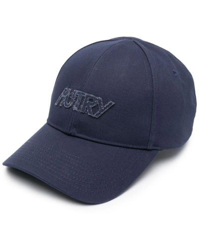 Autry Baseball cap mit besticktem logo - Blau