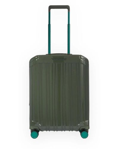 Piquadro Trolley cabina slim valigia - Verde