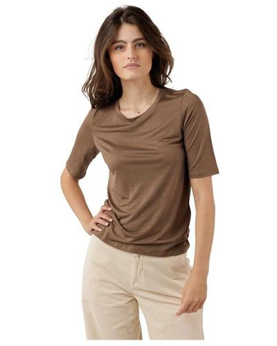 Filippa K T-Shirts - Brown