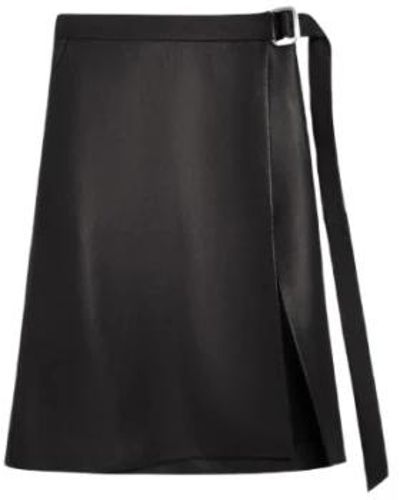 Ami Paris Leather skirts - Schwarz