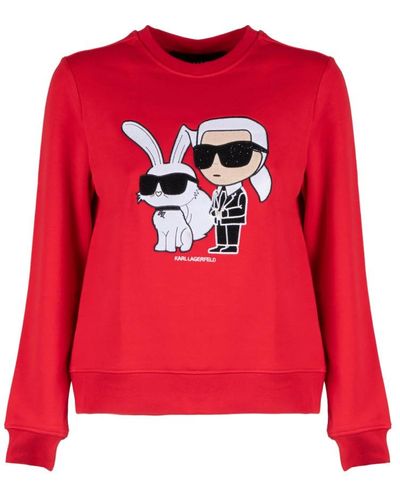 Karl Lagerfeld Sweatshirts - Red