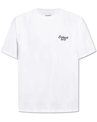 Carhartt Bedrucktes t-shirt - Weiß
