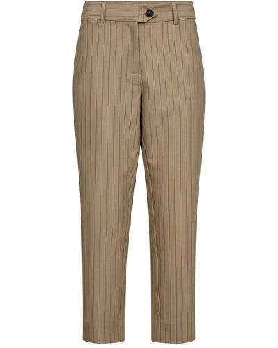 co'couture Slim-Fit Trousers - Natural