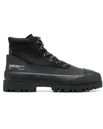 DIESEL Lace-Up Boots - Black