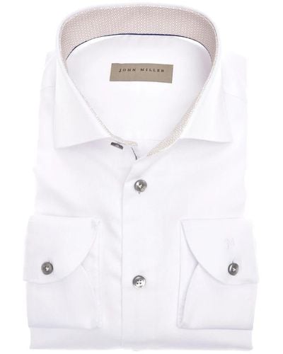 John Miller Formal Shirts - White