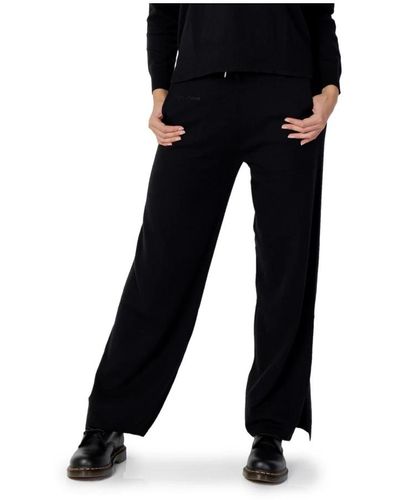 Pepe Jeans Wide Trousers - Black