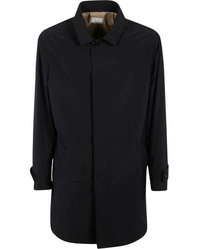 Brunello Cucinelli Double-Breasted Coats - Black