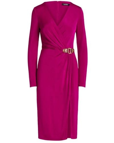 Ralph Lauren Fuchsia kleider für frauen - Pink