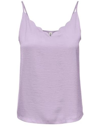 ONLY Stylisches t-shirt top - Lila
