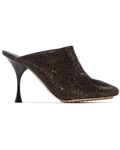 Bottega Veneta Shoes > heels > heeled mules - Noir