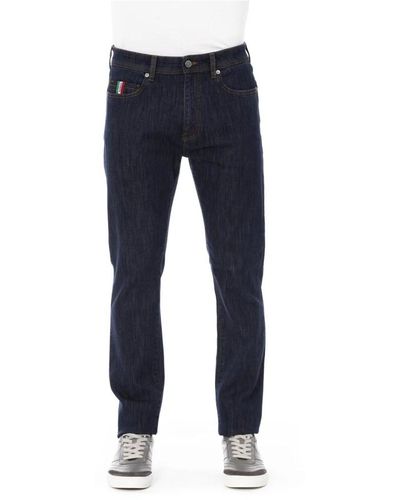 Baldinini Logo jeans regular fit - Blau