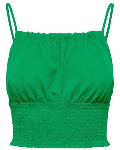 ONLY Sleeveless Tops - Green