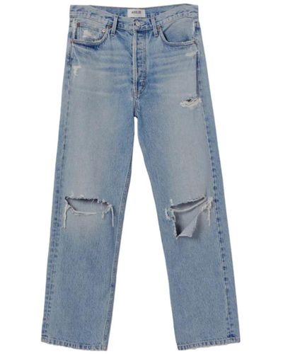 Agolde Straight Jeans - Blue