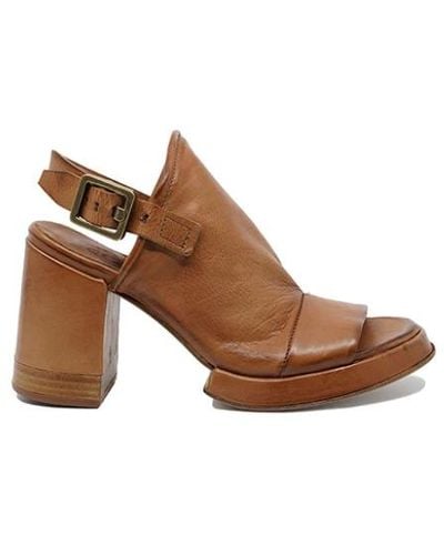 A.s.98 Heeled mules - Marrón