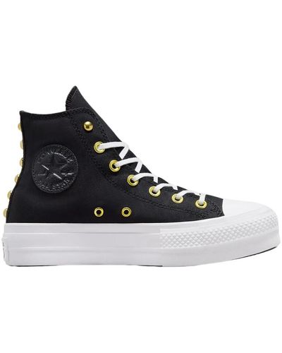 Converse Chuck taylor all star hi lift star studded sneakers - Nero