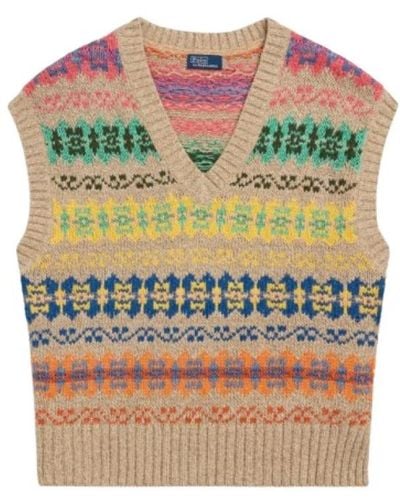 Polo Ralph Lauren Knitwear > v-neck knitwear - Vert