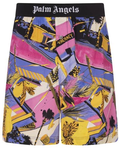 Palm Angels Casual Shorts - Mehrfarbig