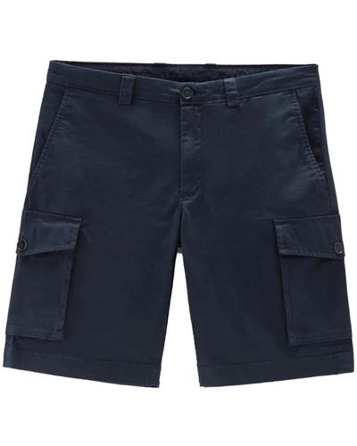 Woolrich Casual Shorts - Blau