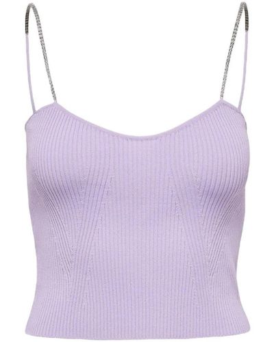 ONLY Sleeveless Tops - Purple