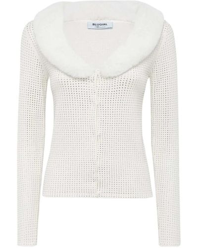 Blugirl Blumarine Knitwear > cardigans - Blanc