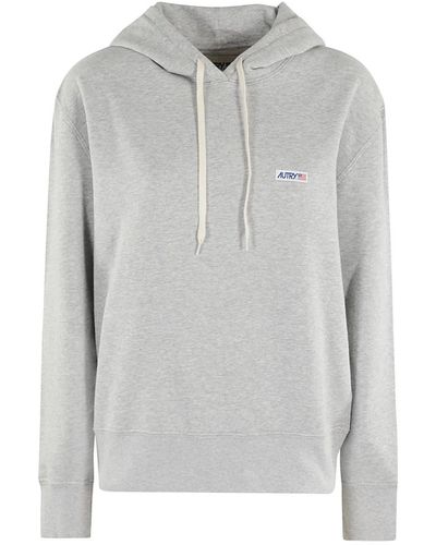 Autry Stylischer hoodie für männer - Grau