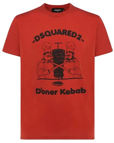DSquared² T-shirts dsqua2 - Rot