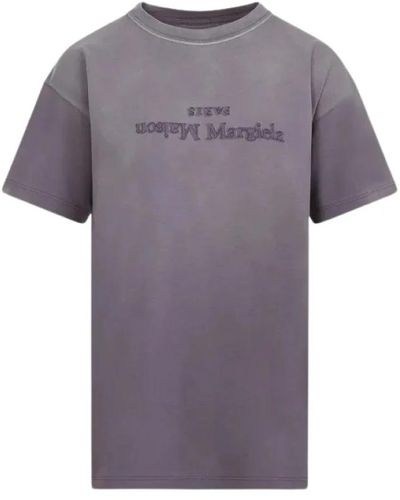 Maison Margiela Tops > t-shirts - Violet