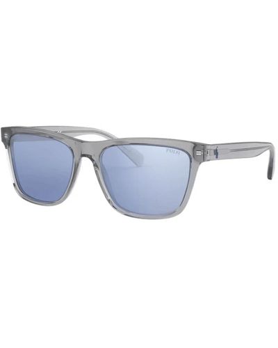 Ralph Lauren Rechteckige sonnenbrille - Blau