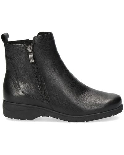 Caprice Ankle Boots - Black