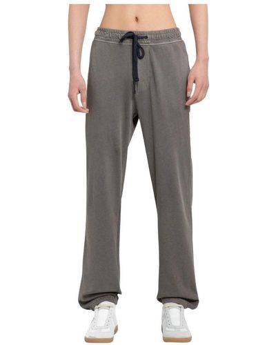 James Perse Leichte terry sweatpants mit elastischem bund,schwarze leichte terry sweatpants drop crotch - Grau