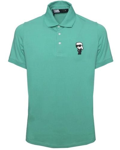 Karl Lagerfeld Polo Shirts - Green