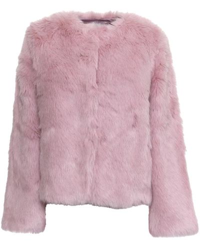 Molliolli Jackets > faux fur & shearling jackets - Violet