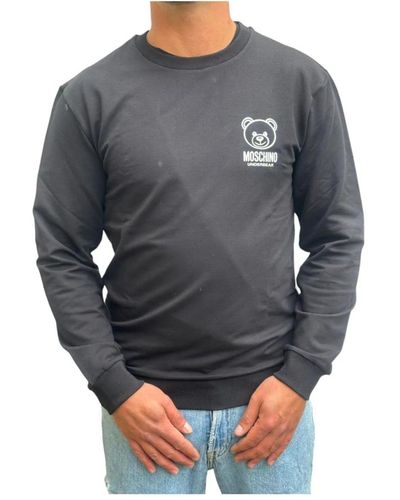 Moschino Stylischer sweatshirt für modefans - Grau