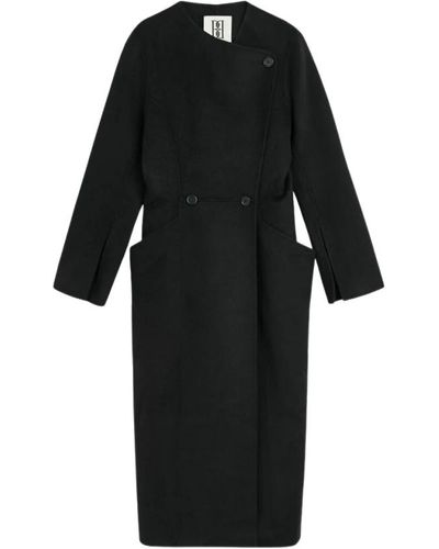 By Malene Birger Double-breasted coats - Negro